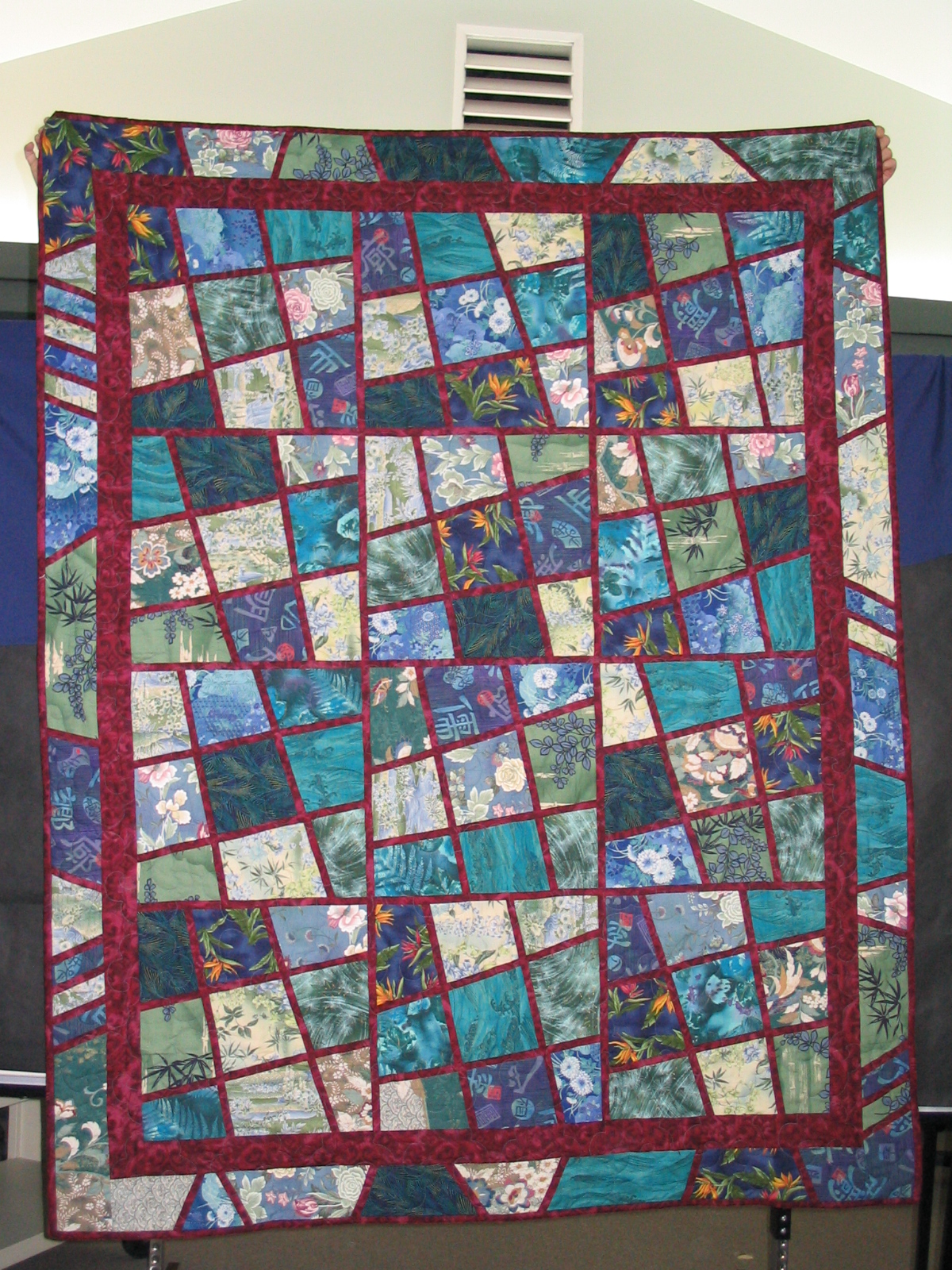 7. "Magic Tile Quilt" by Sheila Seidemann Prince Rupert Library