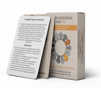 Decolonization and me : conversation cards guidebook by McLeod, Kristy