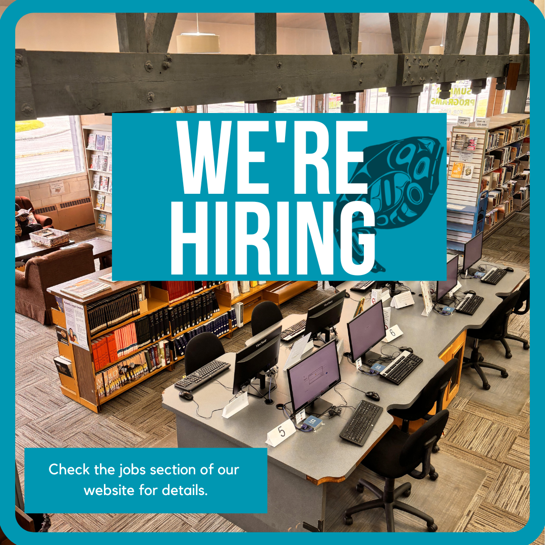 We're Hiring at Prince Rupert Public Library