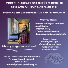 Tech Time with Tye drop-in